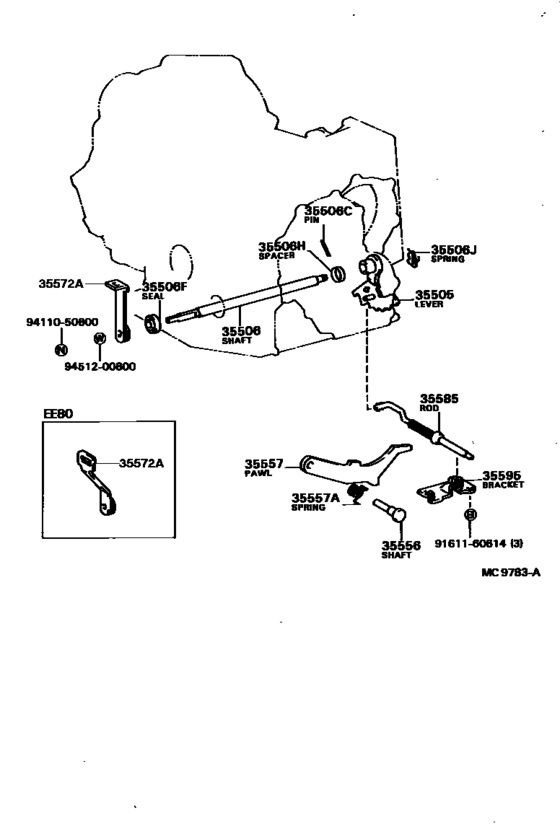 Throttle Link & Valve Lever (Atm)
