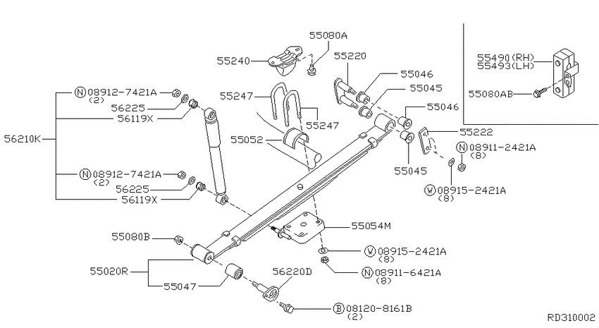 Rear suspension