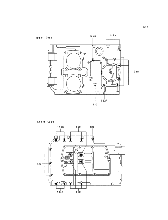Crankcase bolt pattern