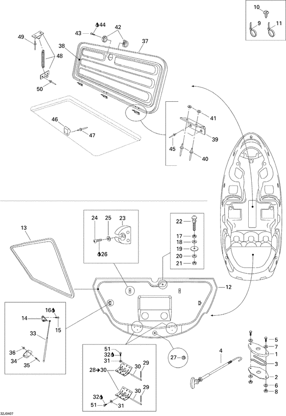 09- engine compartment and central cover