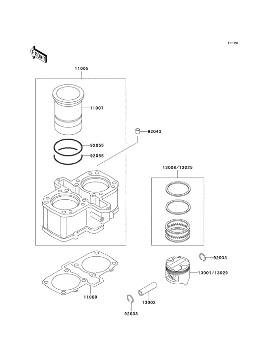Cylinder/piston(s)
