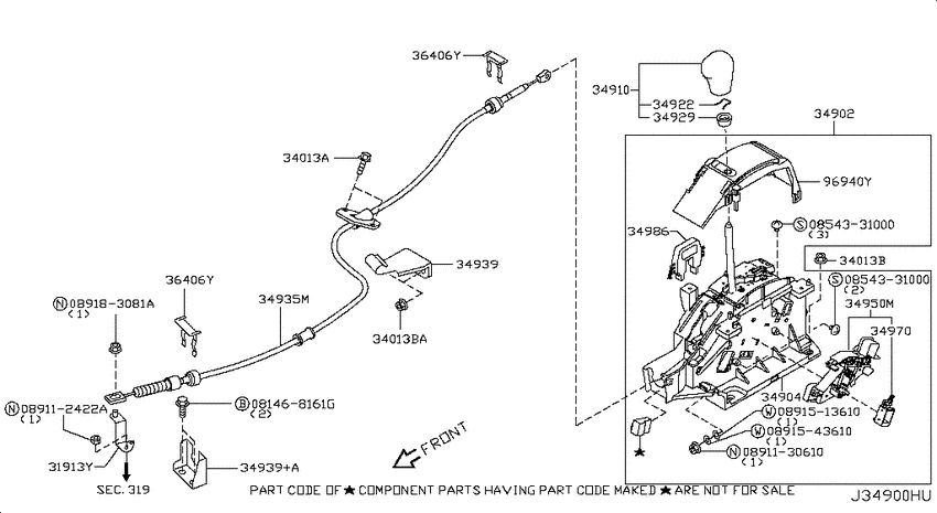 Auto transmission control device