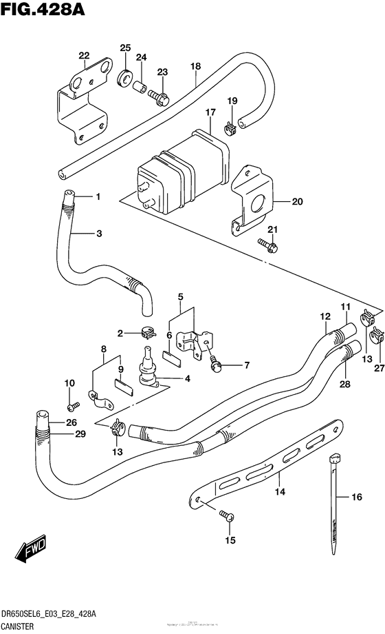Canister (Dr650Sel6 E33)