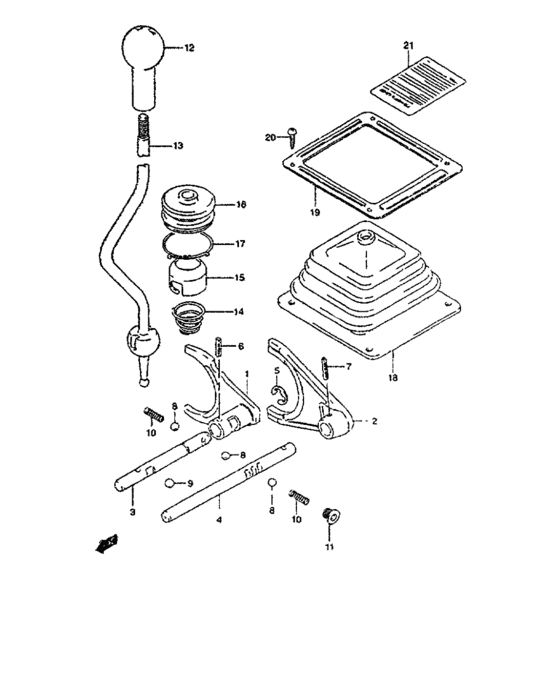 Transfer gear shifting