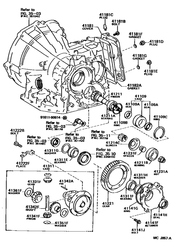 Front Axle Housing & Differential