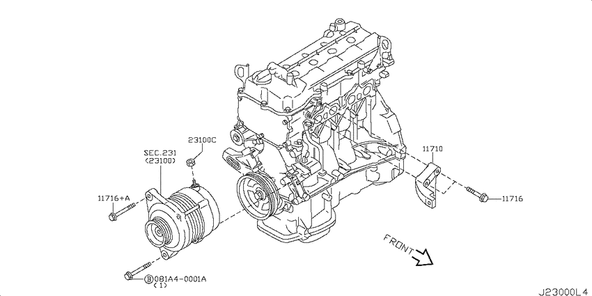 Alternator fitting