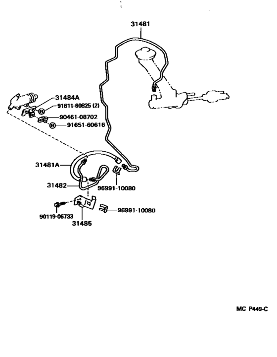 Clutch Pedal & Flexible Hose