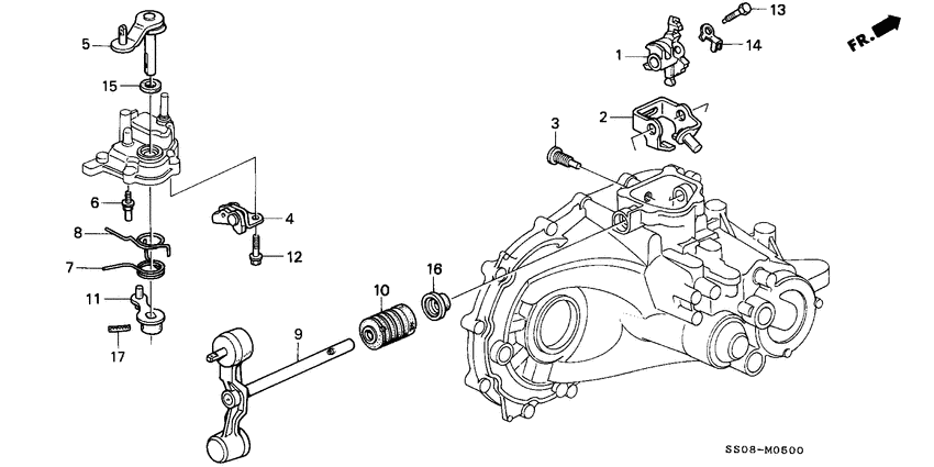 Shift arm/shift lever