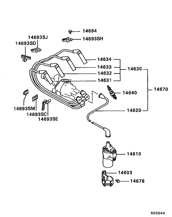 Spark plug,cable & coil