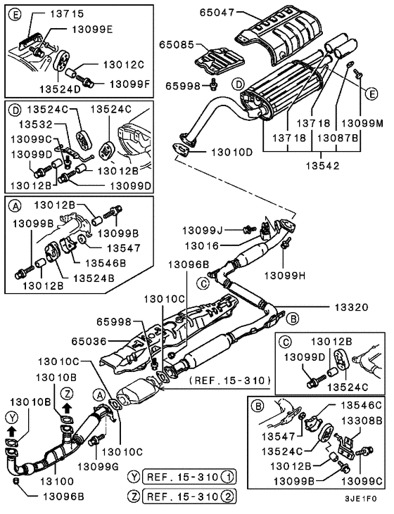 Exhaust pipe & muffler