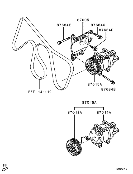 A/c condenser, piping