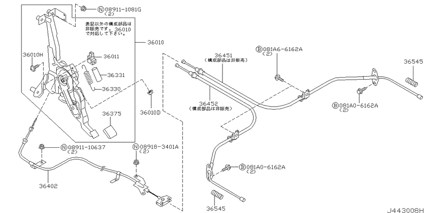 Parking brake control