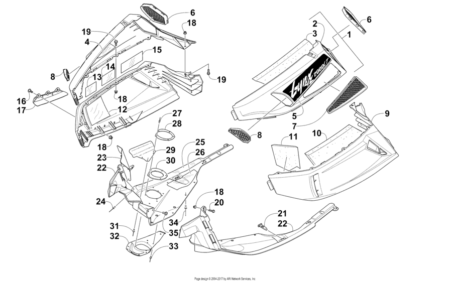 Skid Plate And Side Panel Assembly