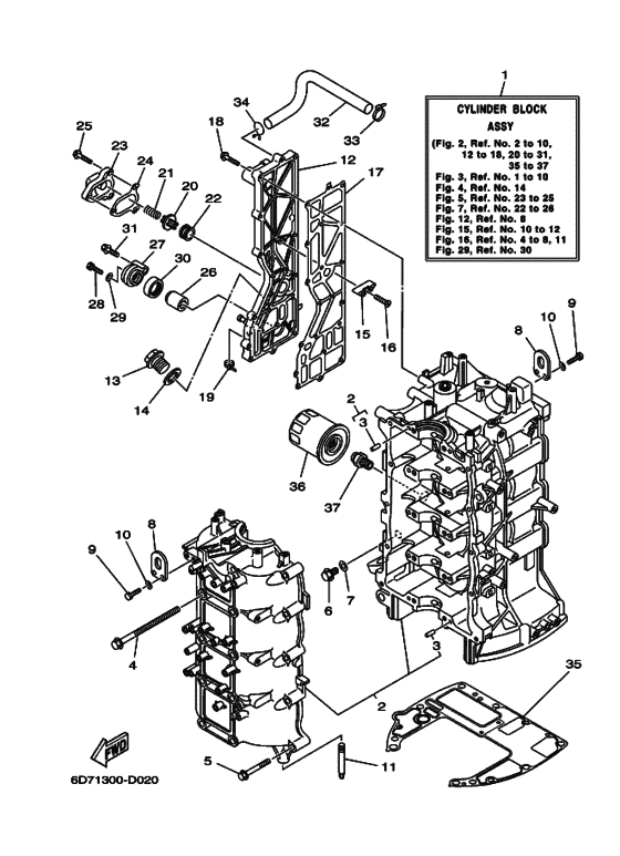 Cylinder & crankcase 1
