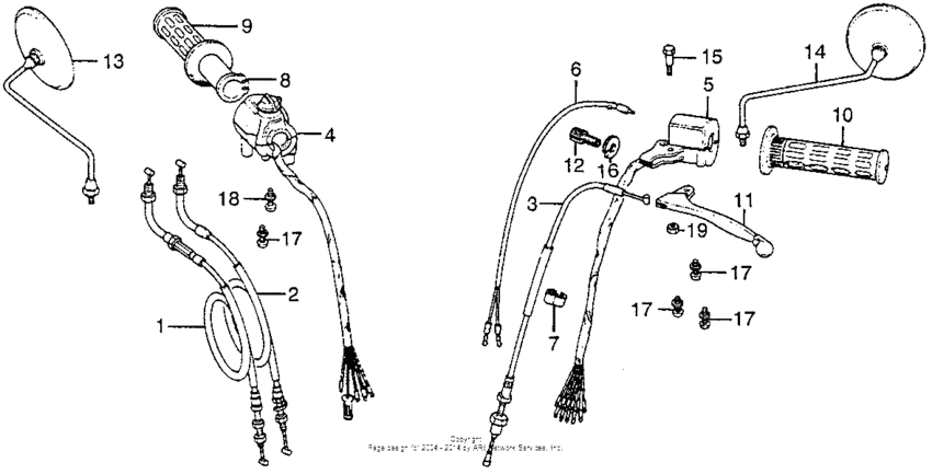 Handle lever + switch