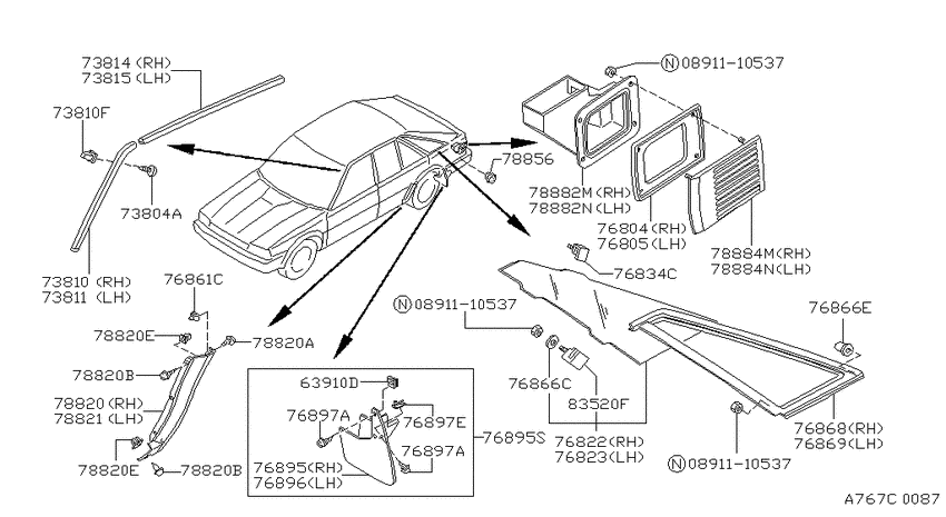 Body side fitting