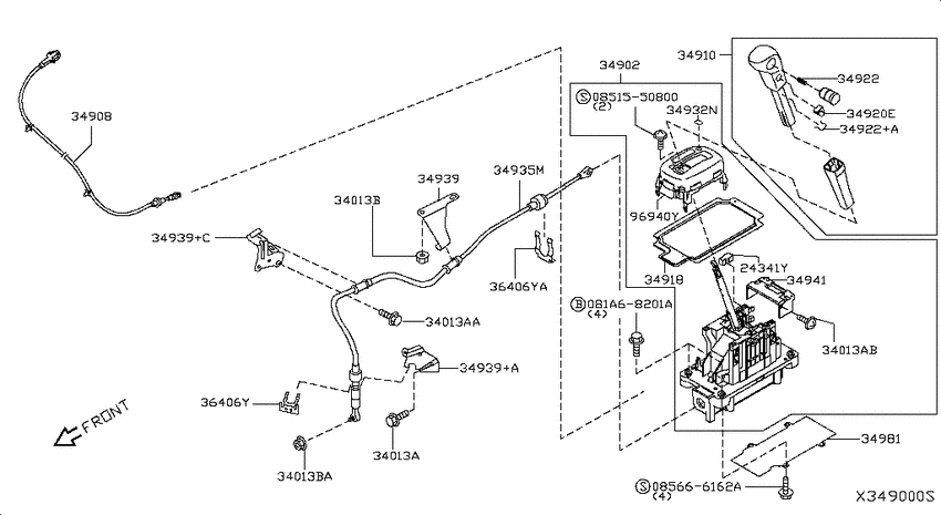 Auto transmission control device
