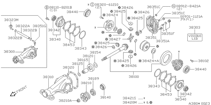 Rear final drive