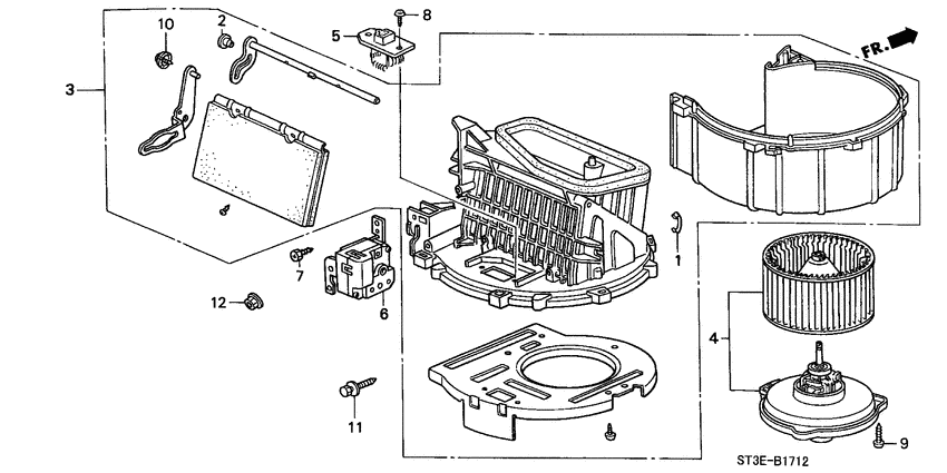 Heater blower