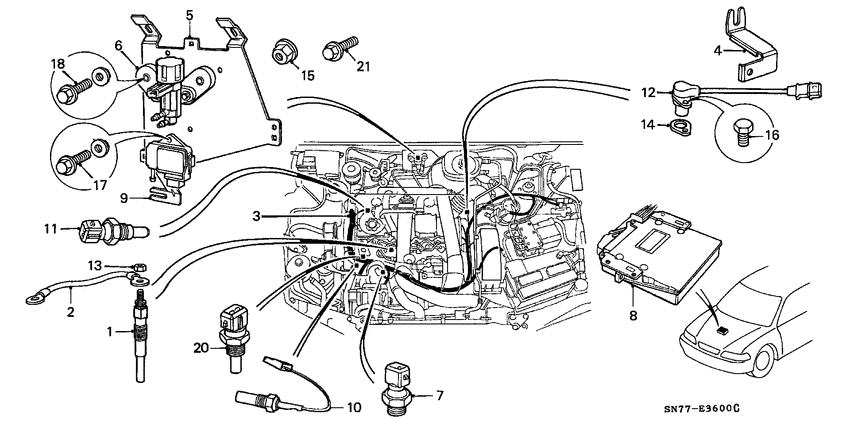 Engine wire harness