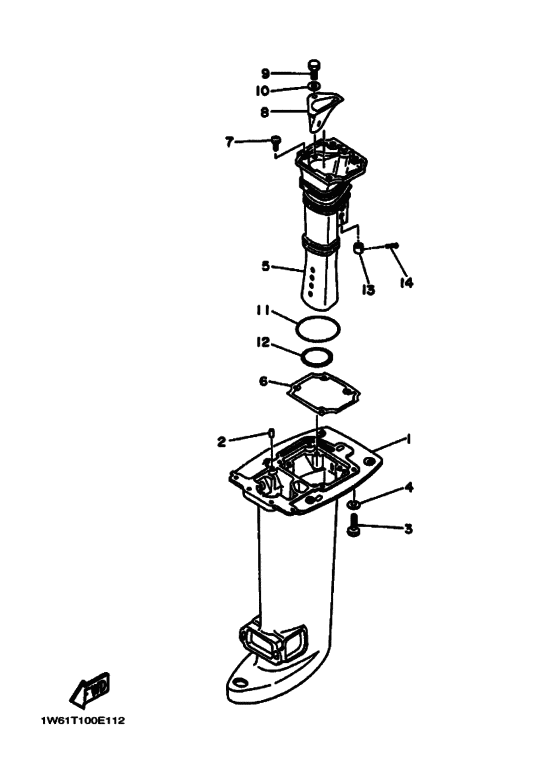 Upper casing