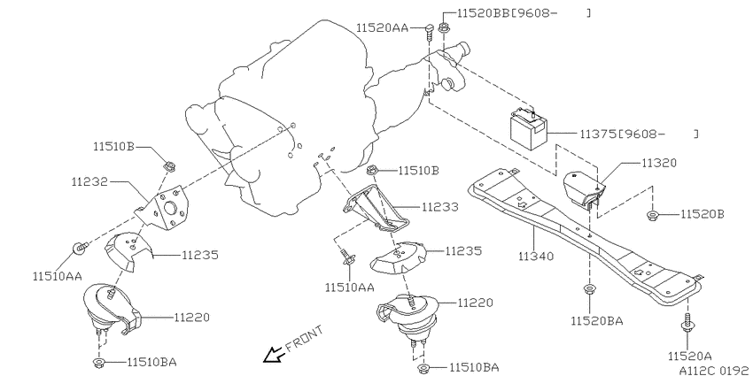 Engine & transmission   mounting