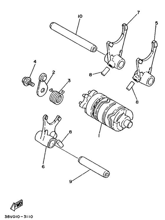 Shift Cam & Fork