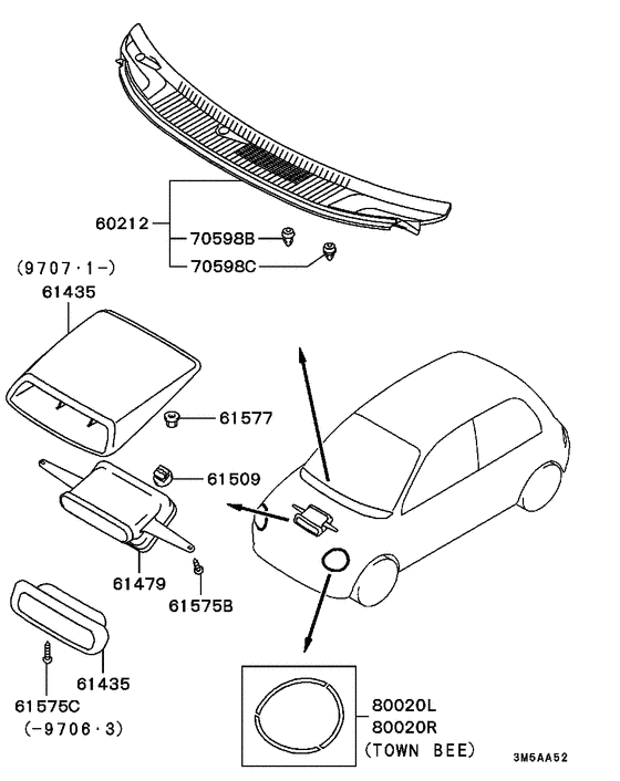 Front garnish & moulding