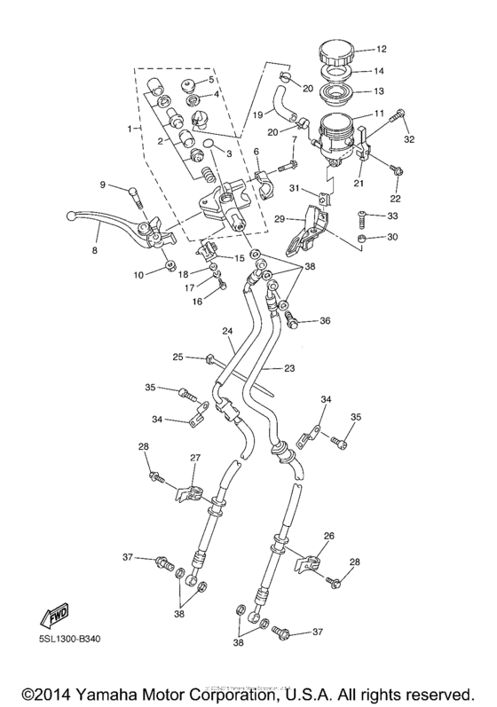 Front master cylinder