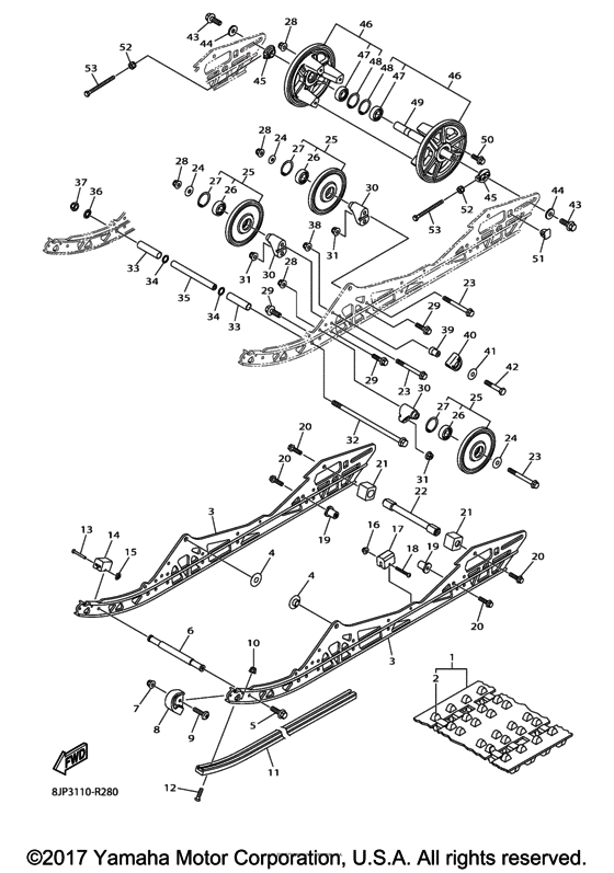 Track suspension 1