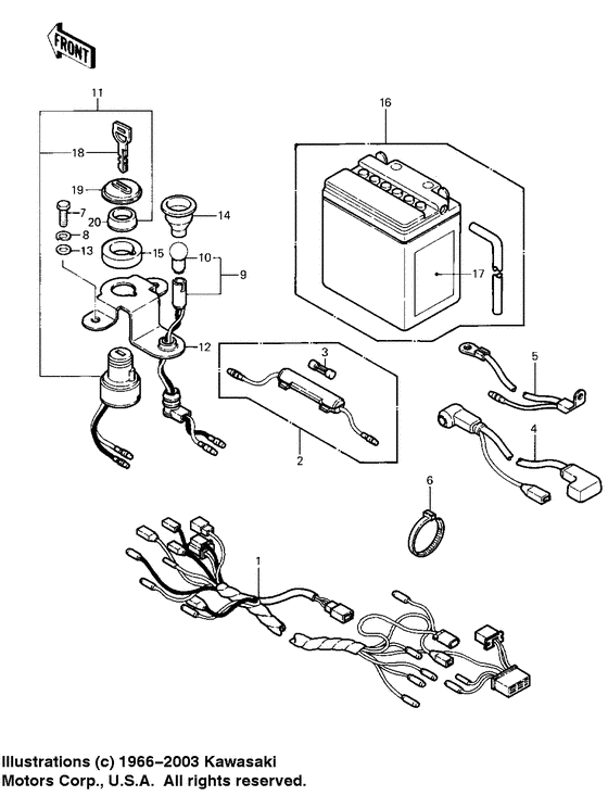 Chassis electrical equipment