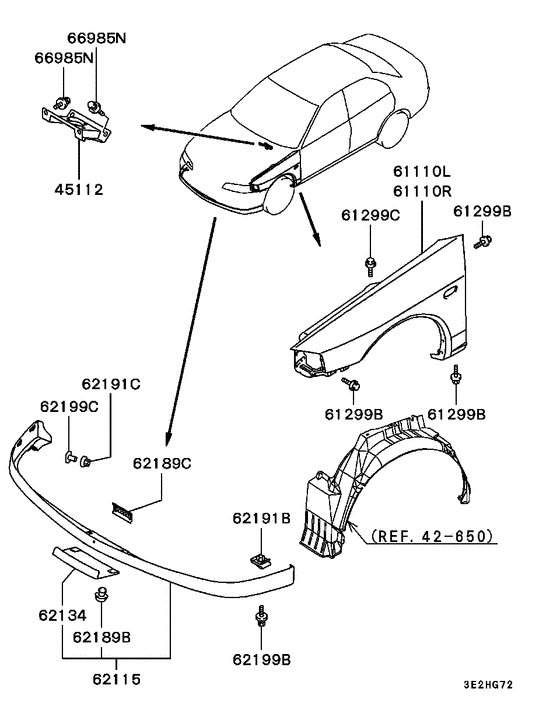 Fender & front end cover