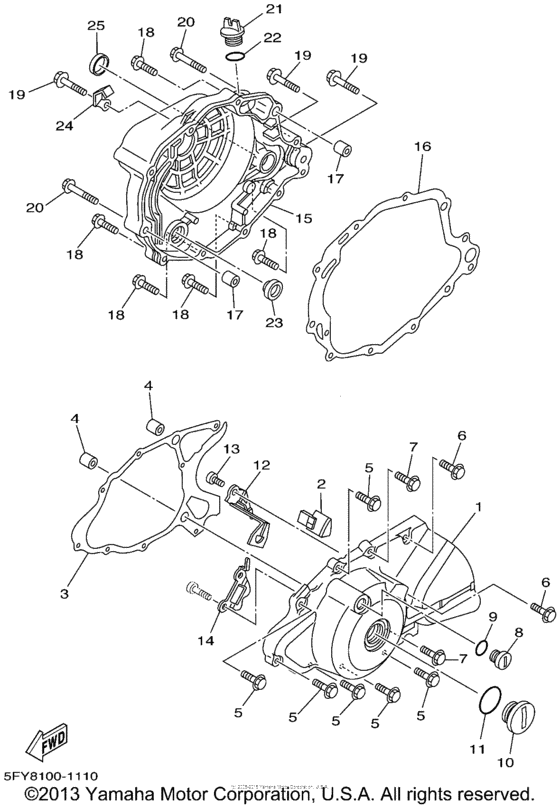 Crankcase cover