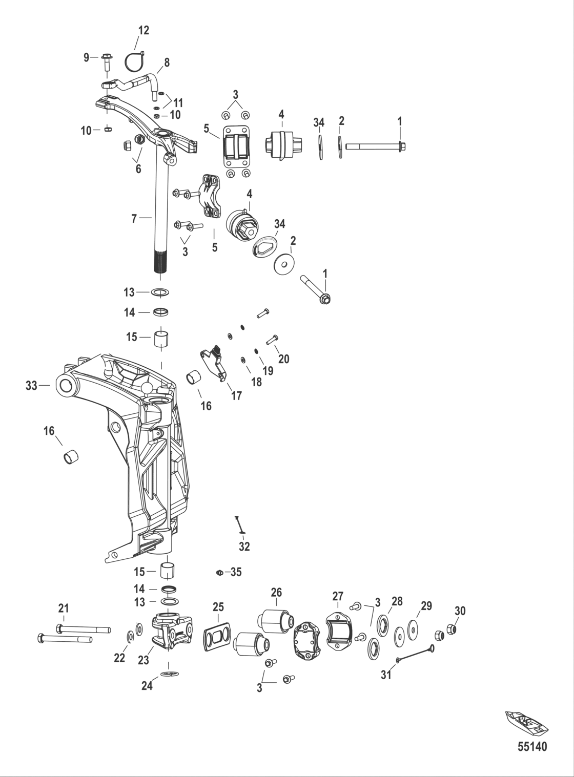Swivel Bracket And Swivel Pin