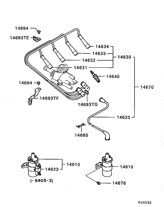 Spark plug,cable & coil