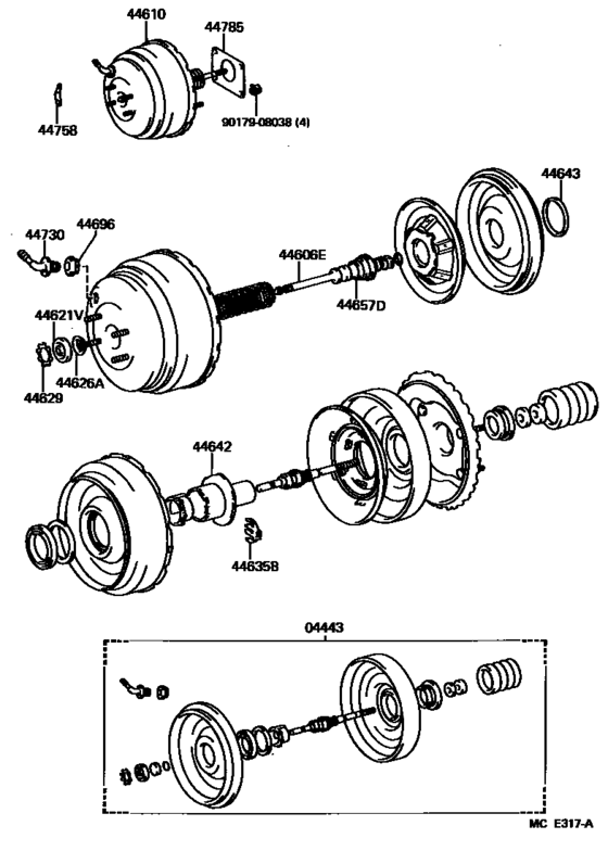 Brake Booster & Vacuum Tube