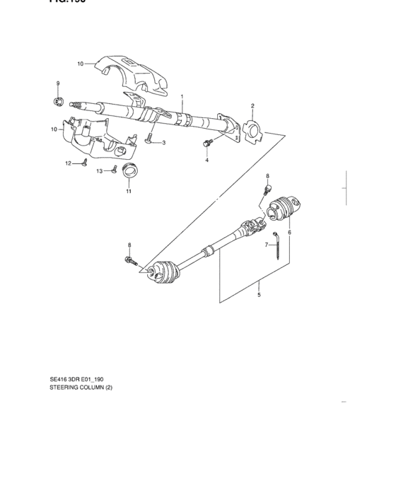 Steering column