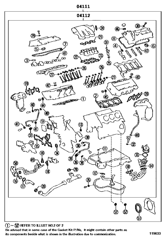 Engine Overhaul Gasket Kit