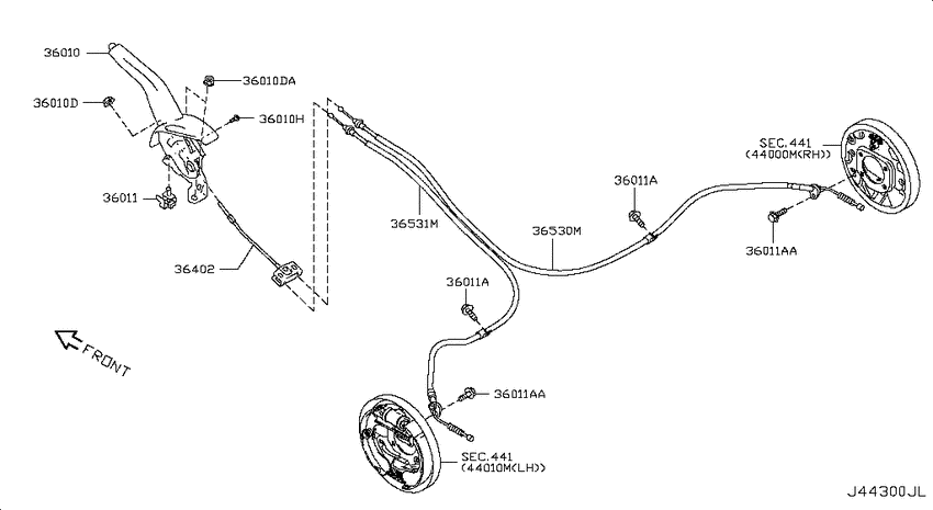 Parking brake control