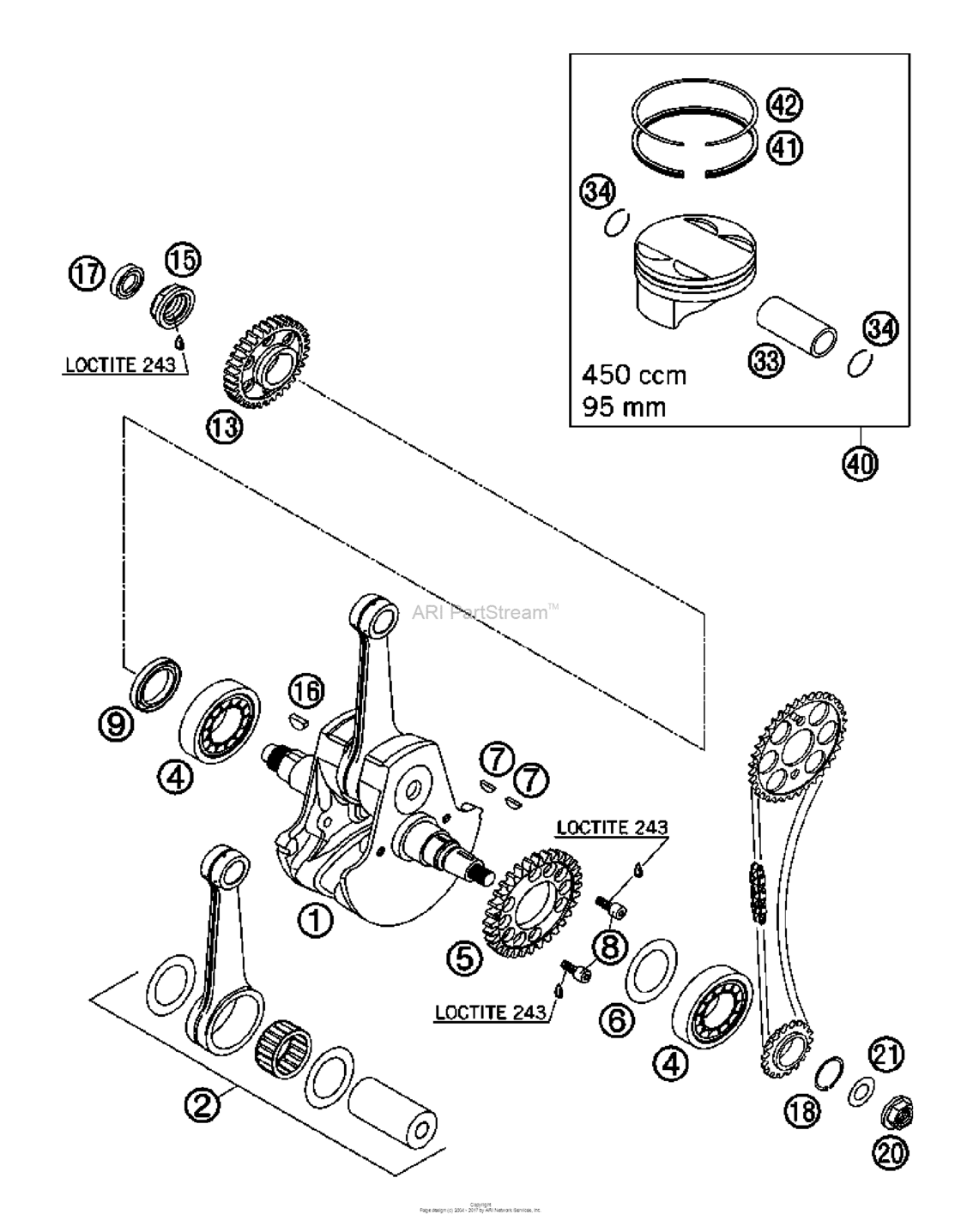 Crankshaft, Piston