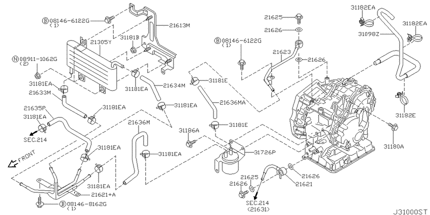 Auto transmission,transaxle & fitting