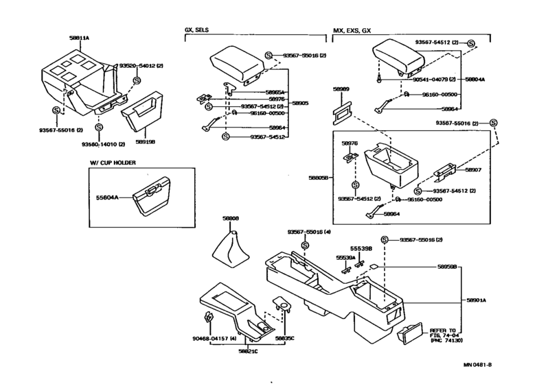 Console Box & Bracket
