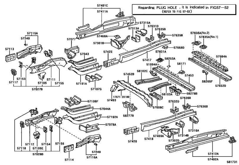 Front Floor Panel & Front Floor Member