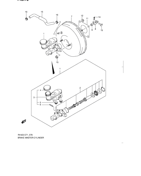 Brake master cylinder
