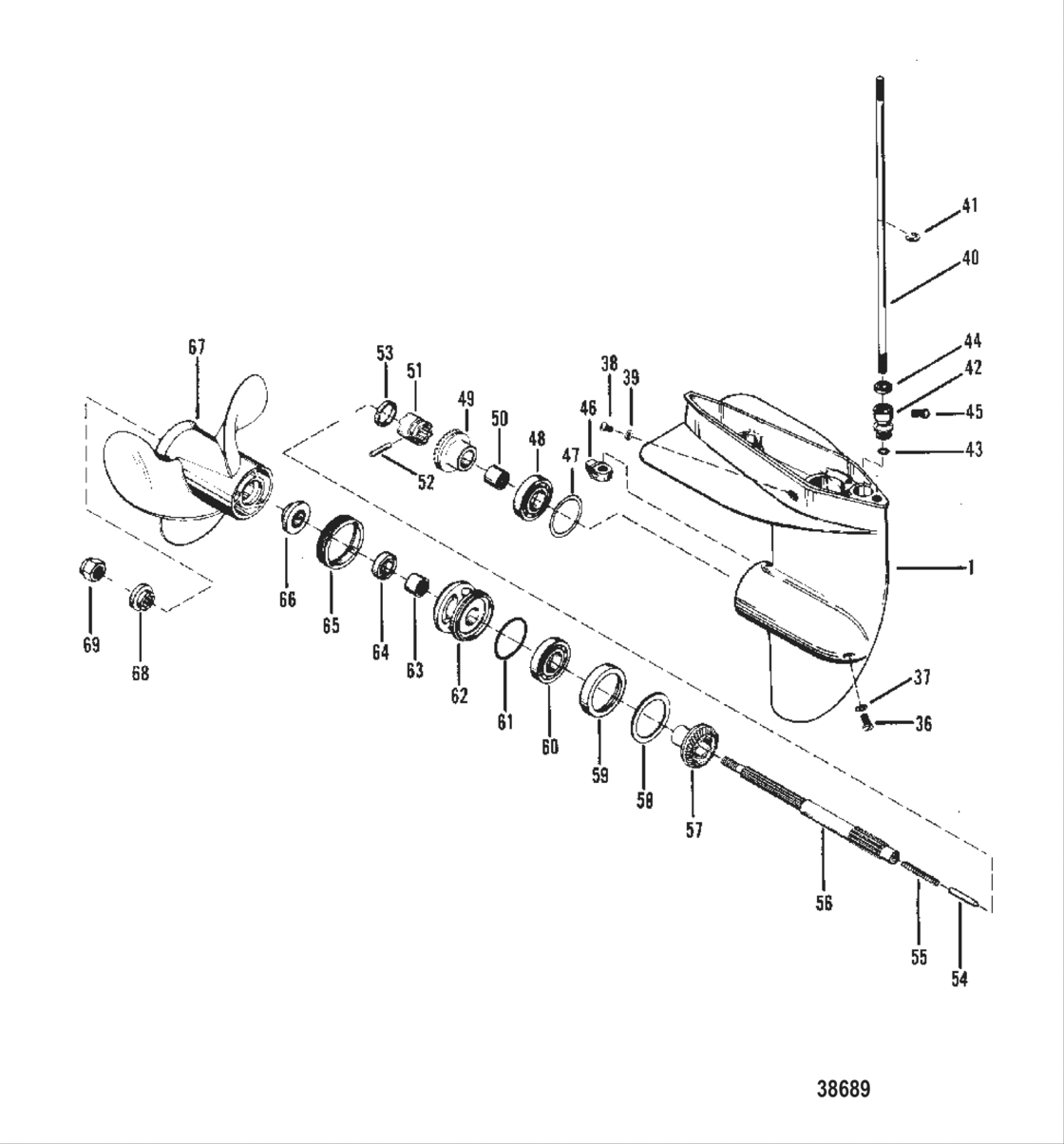 Gear Housing (Propeller Shaft)