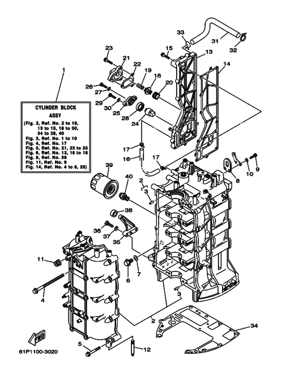 Cylinder & crankcase 1