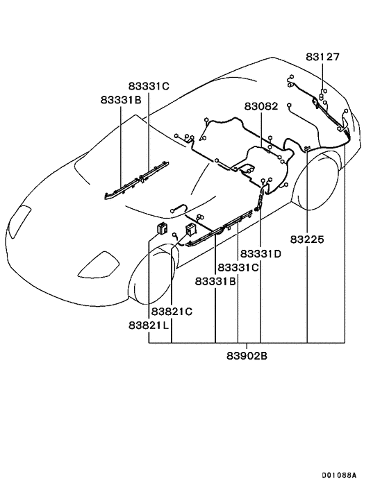 Wiring & attaching parts