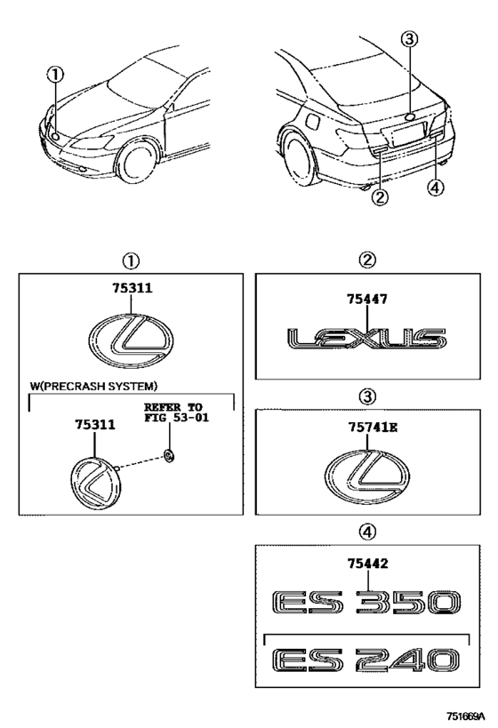 Emblem & Name Plate (Exterior & Interior)