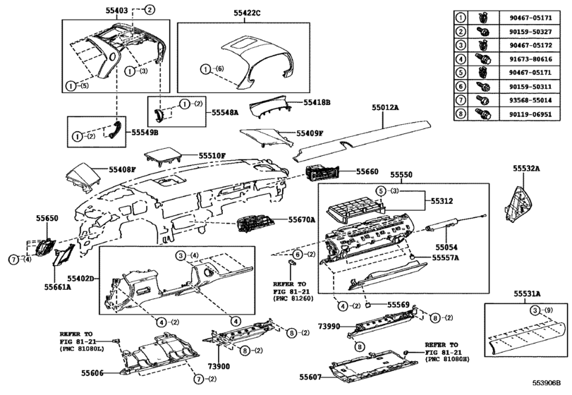 Instrument Panel & Glove Compartment