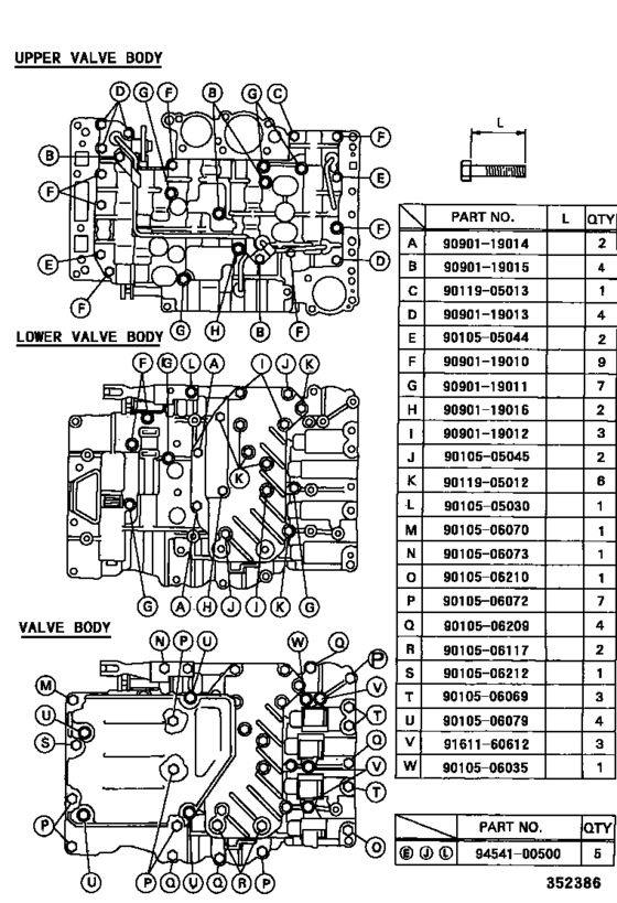 Valve Body & Oil Strainer (Atm)